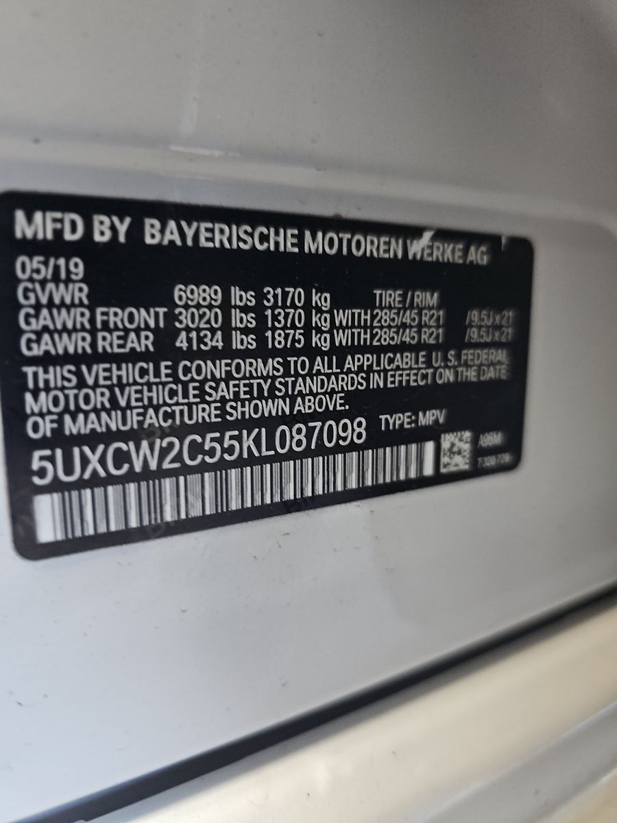 2019 BMW X7 xDrive40i AWD