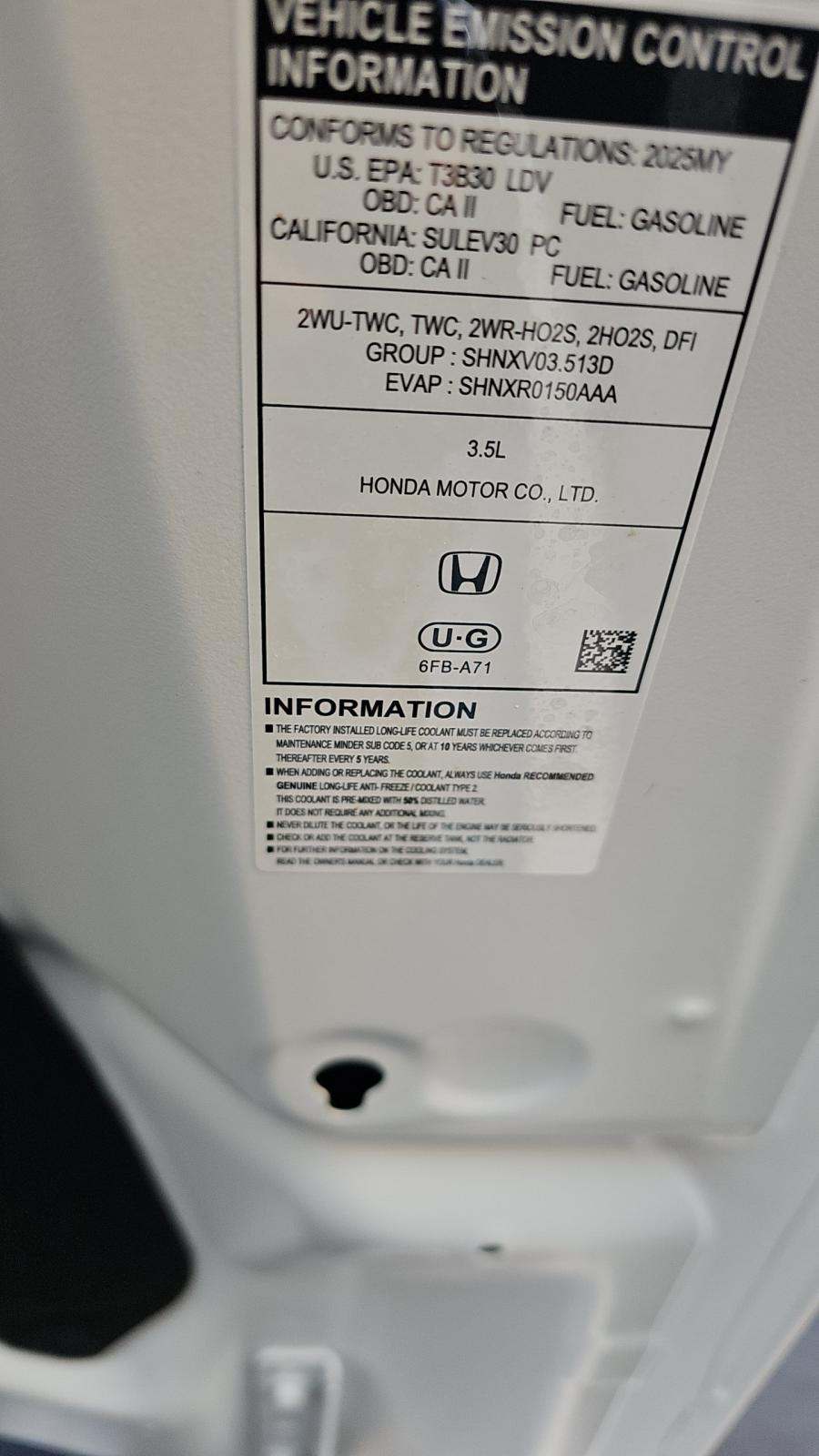 2025 Honda Pilot EX-L FWD