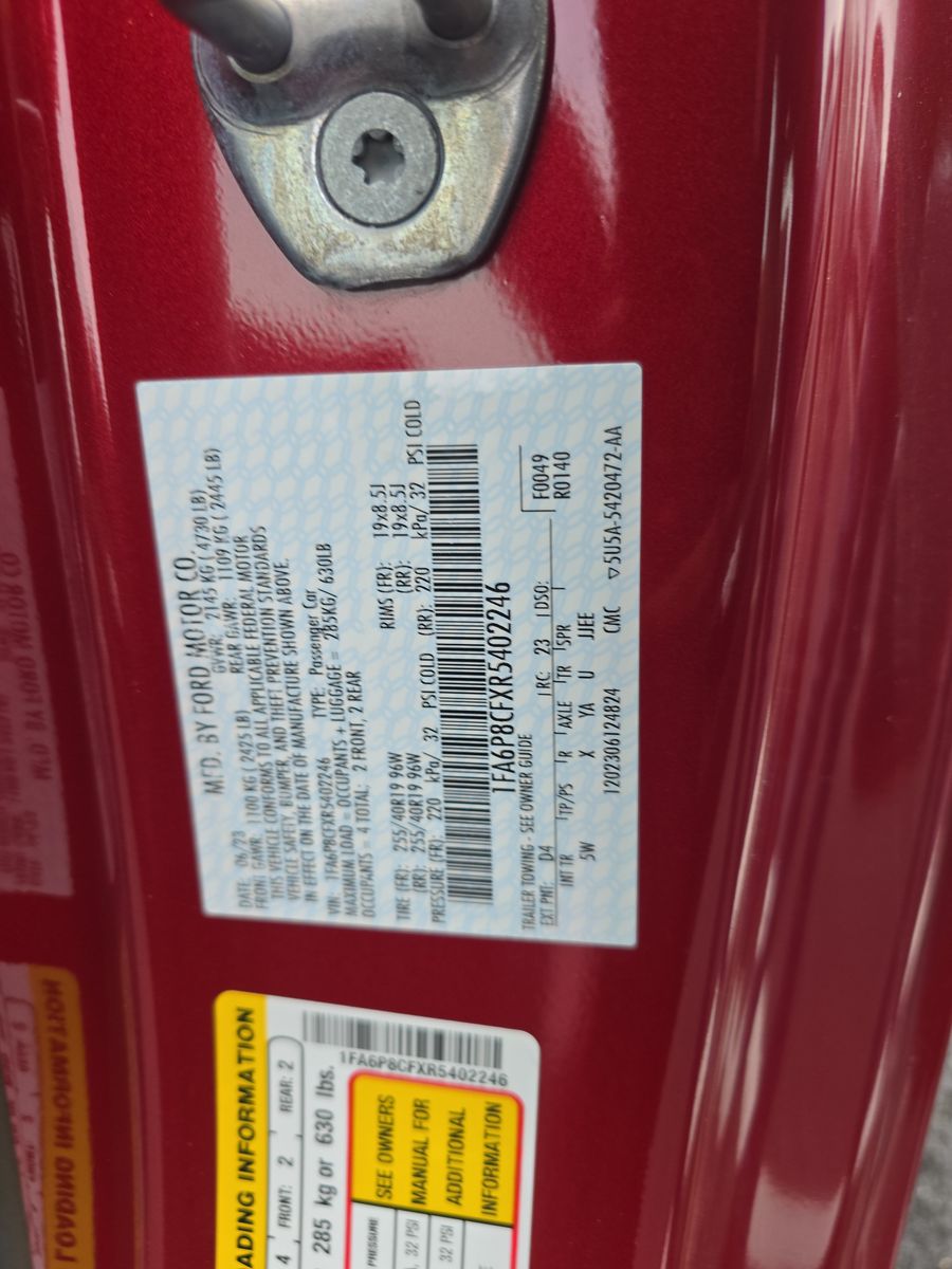 2024 Ford Mustang GT Premium RWD