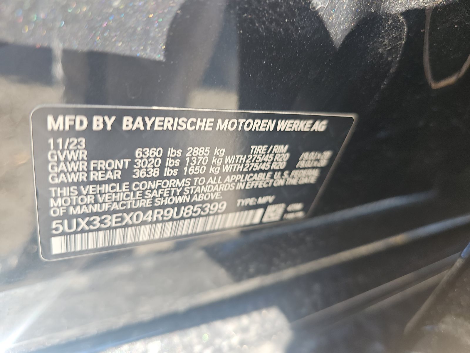 2024 BMW X6 xDrive40i AWD