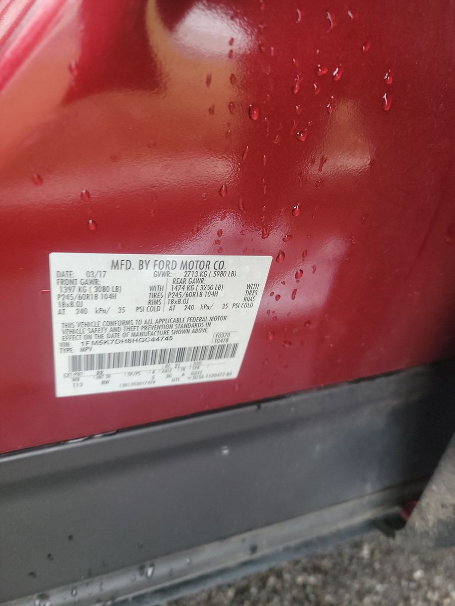 2017 Ford Explorer XLT FWD