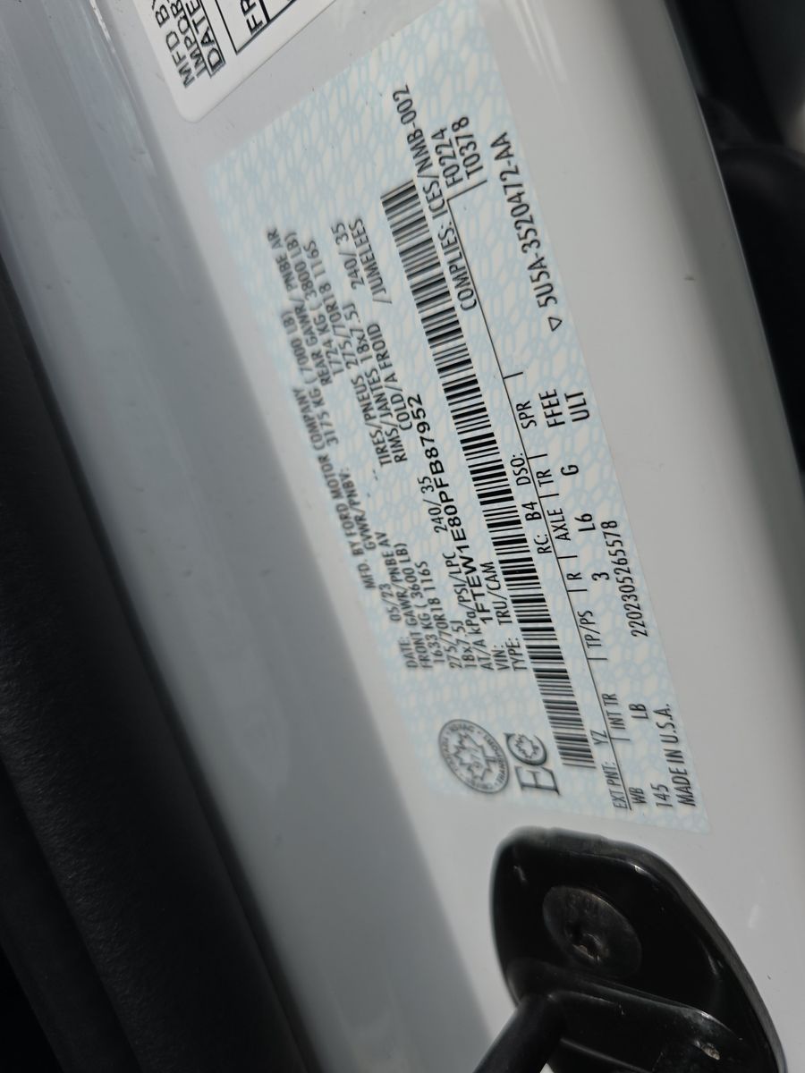 2023 Ford F-150 Tremor AWD