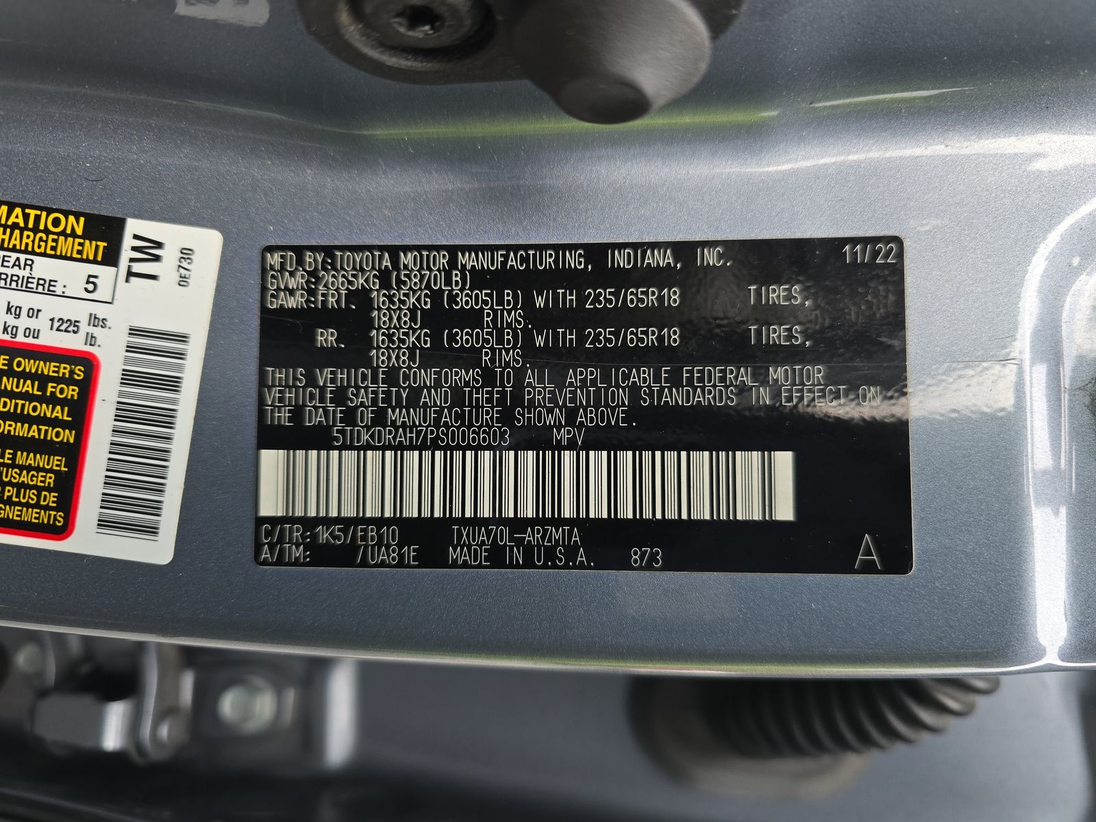 2023 Toyota Highlander XLE FWD