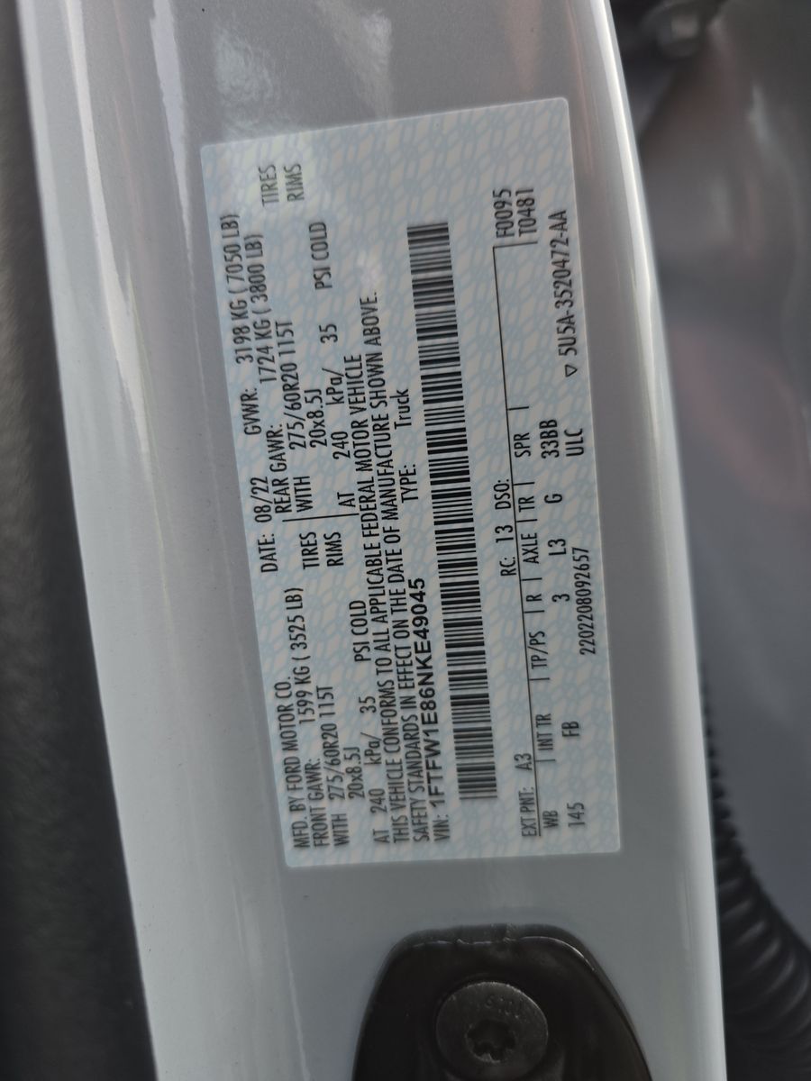 2022 Ford F-150 XLT AWD