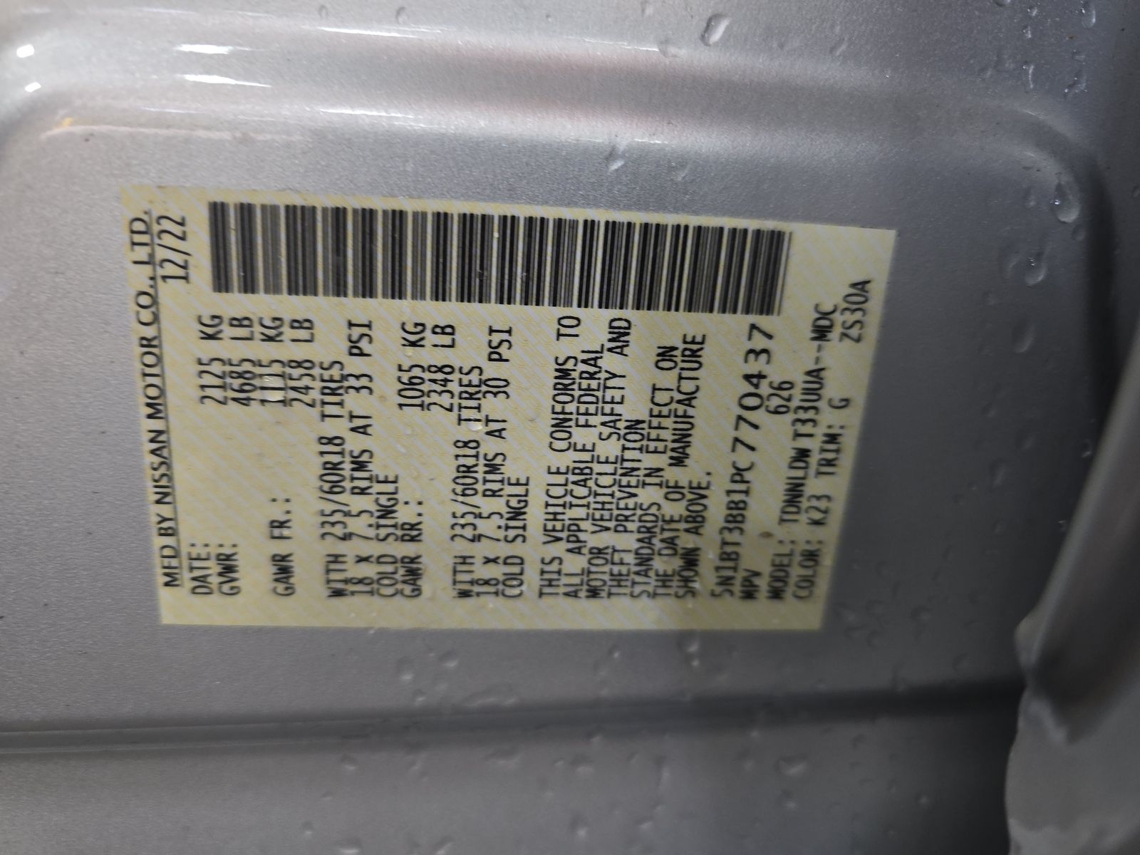 2023 Nissan Rogue SV AWD