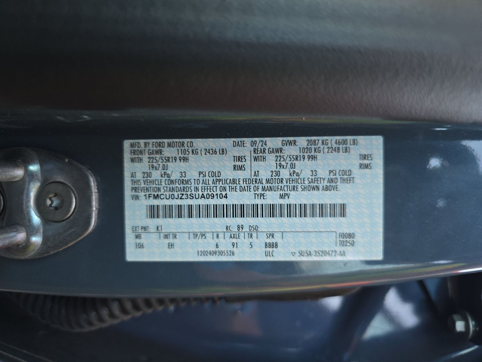 2025 Ford Escape Hybrid Platinum FWD