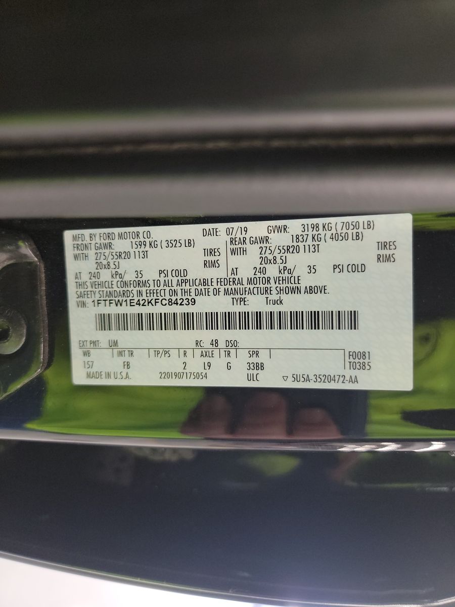 2019 Ford F-150 XLT AWD