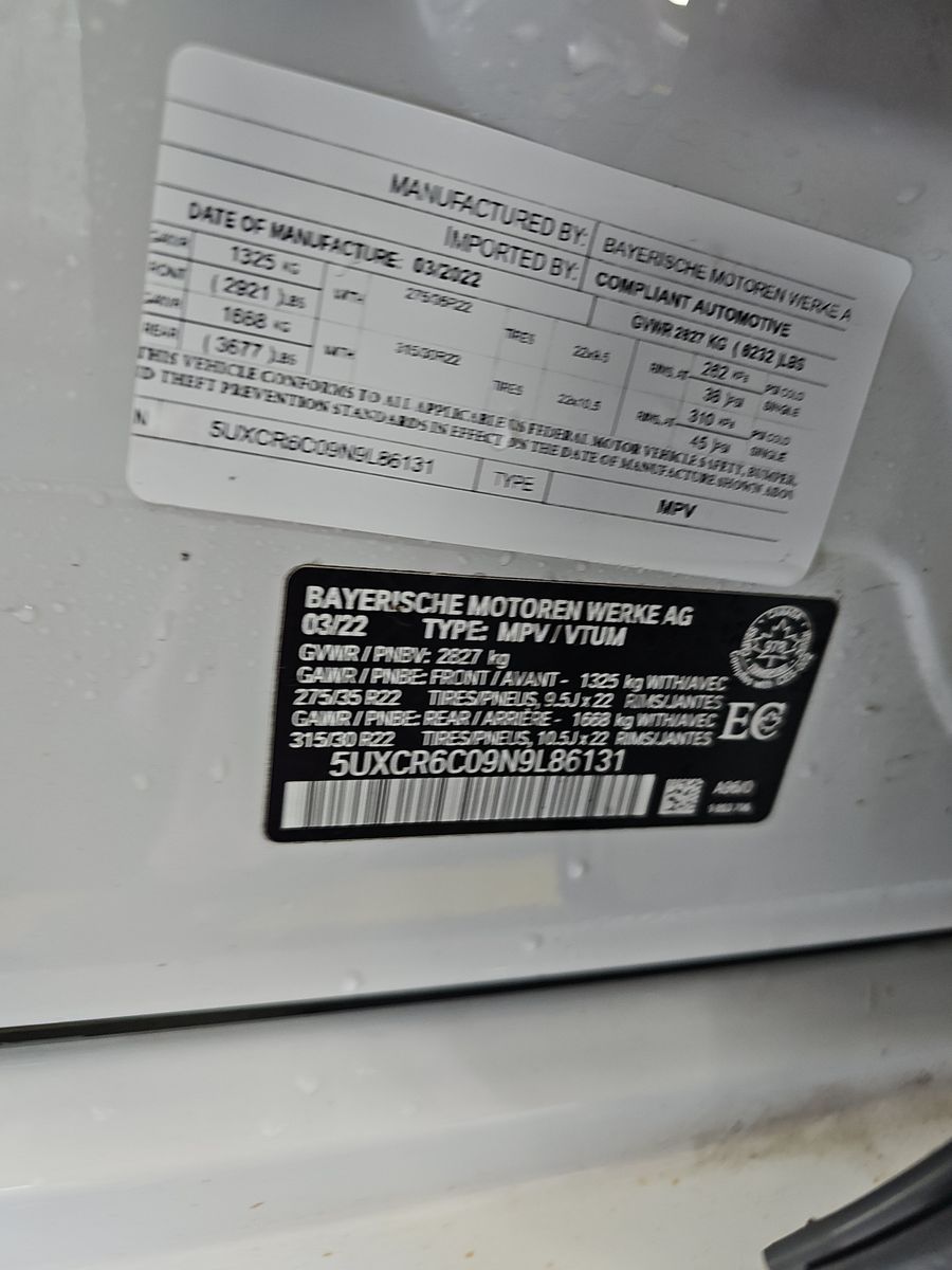 2022 BMW X5 xDrive40i AWD