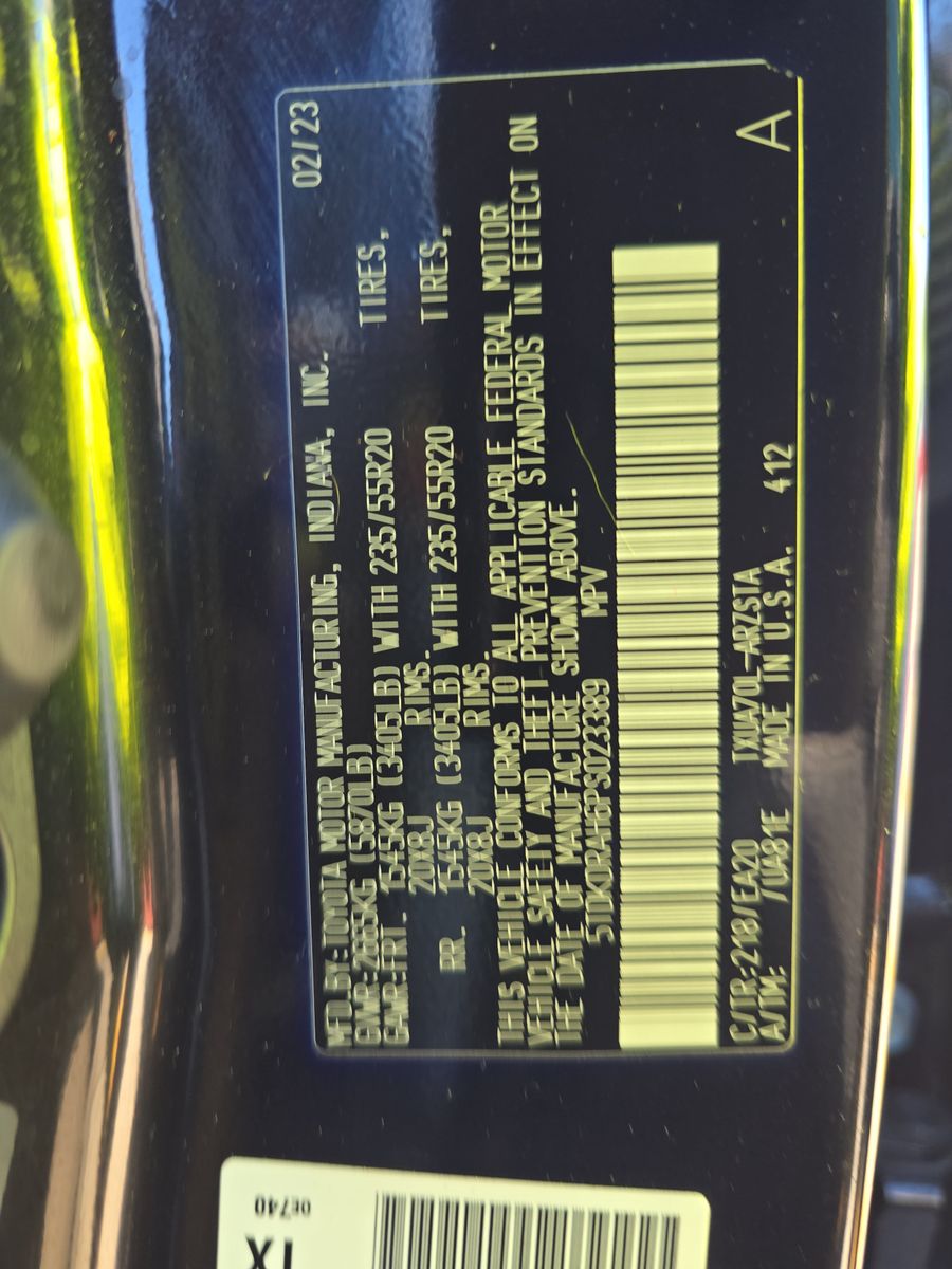 2023 Toyota Highlander XSE FWD