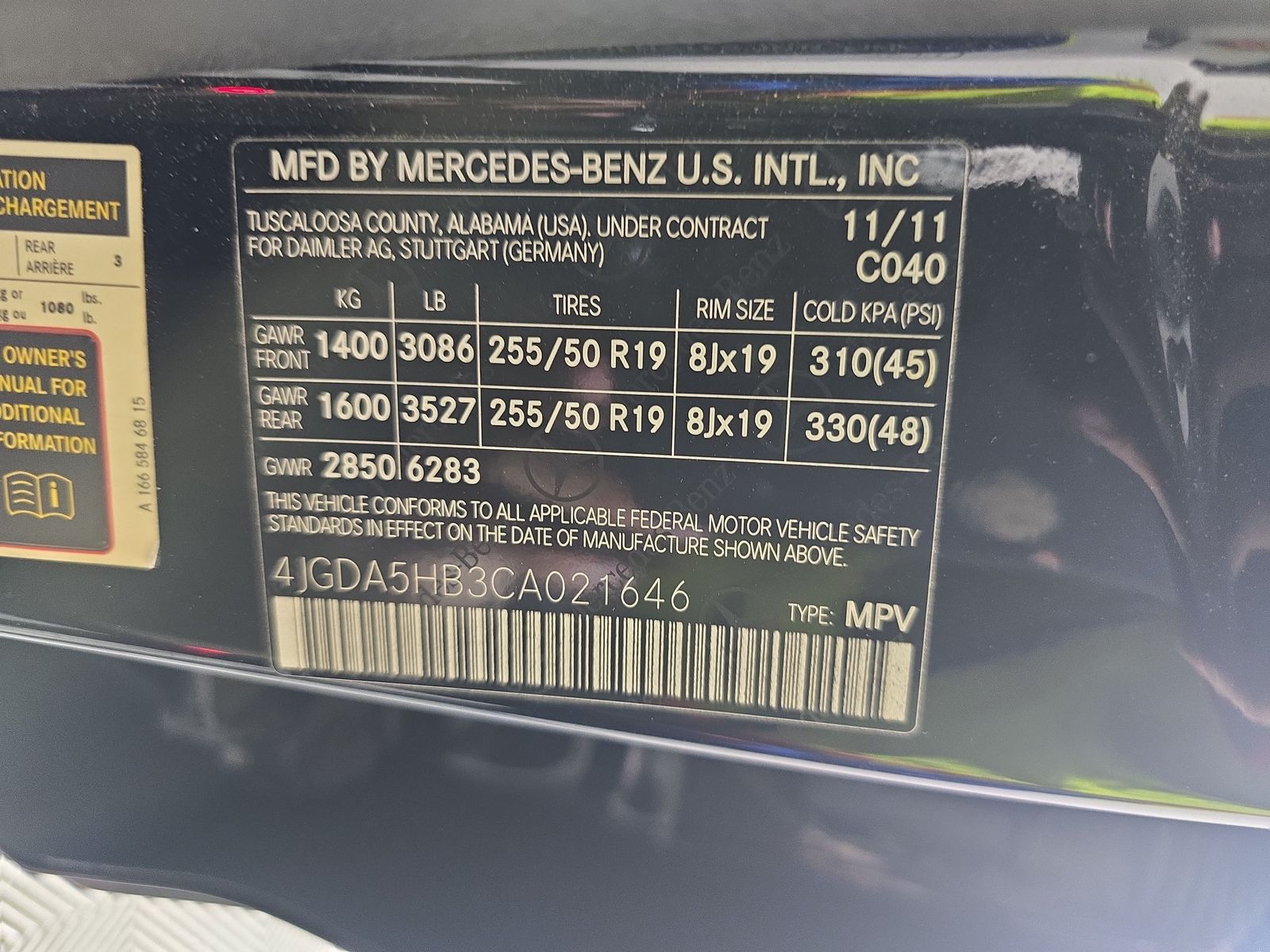 2012 Mercedes-Benz M-Class ML 350 AWD