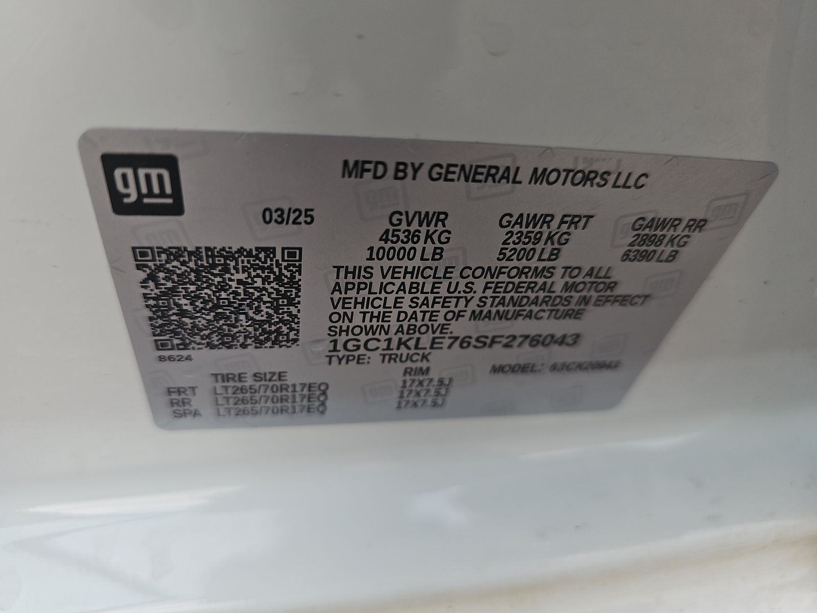 2025 Chevrolet Silverado 2500HD Work Truck AWD