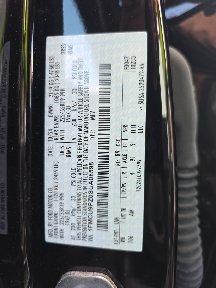 2025 Ford Escape Hybrid ST-Line Elite AWD