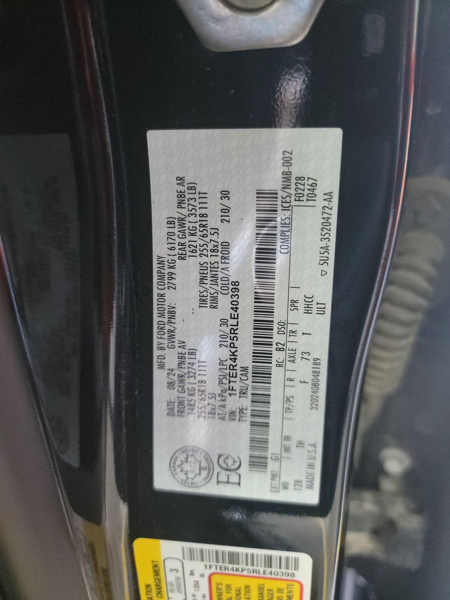 2024 Ford Ranger Lariat AWD