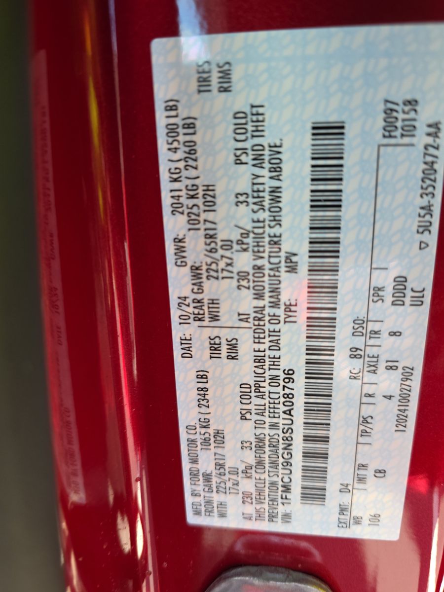 2025 Ford Escape Active AWD