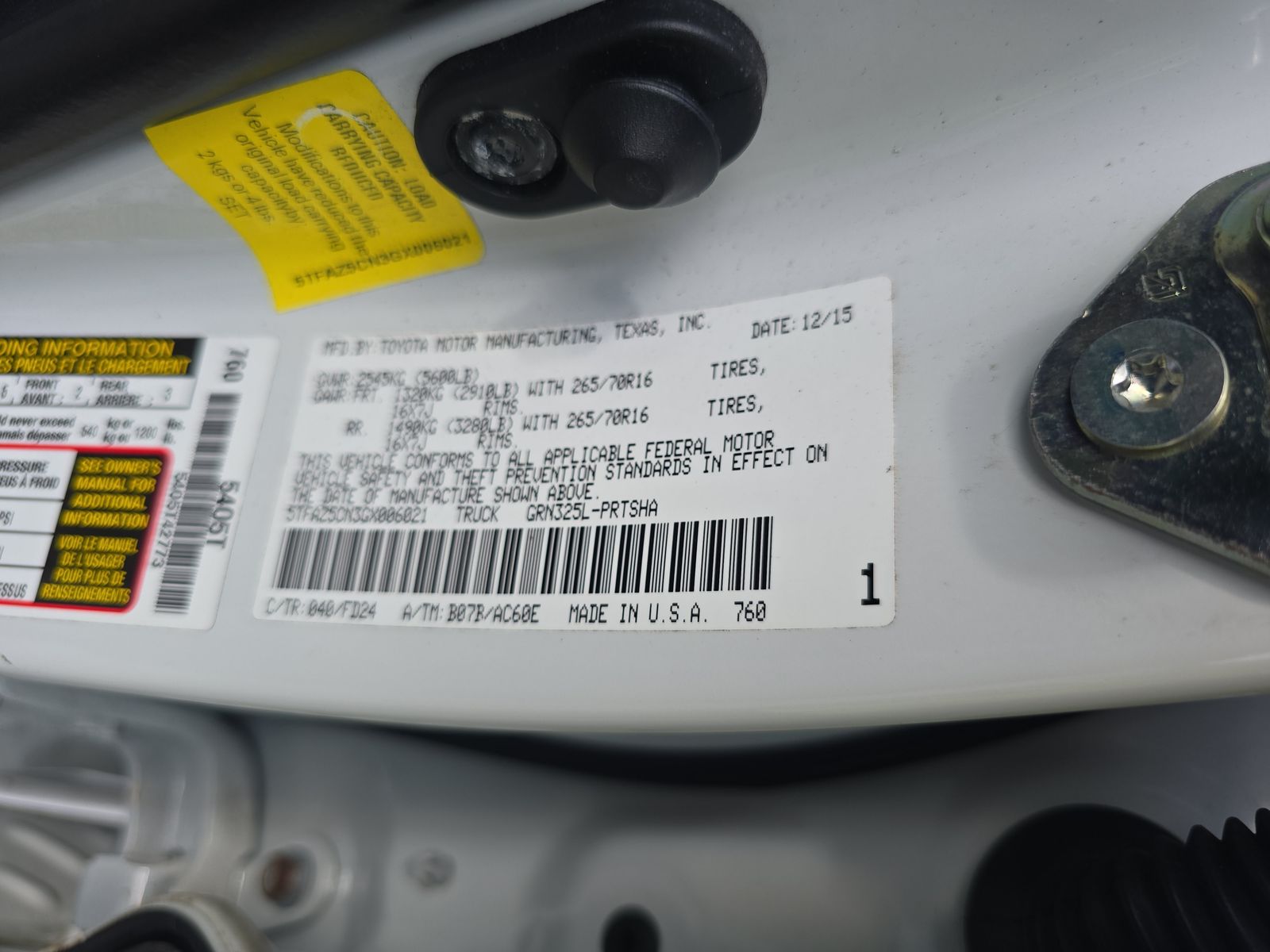 2016 Toyota Tacoma TRD Off-Road RWD