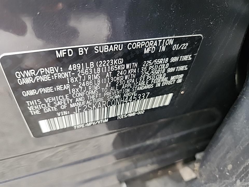 2022 Subaru Forester Touring AWD