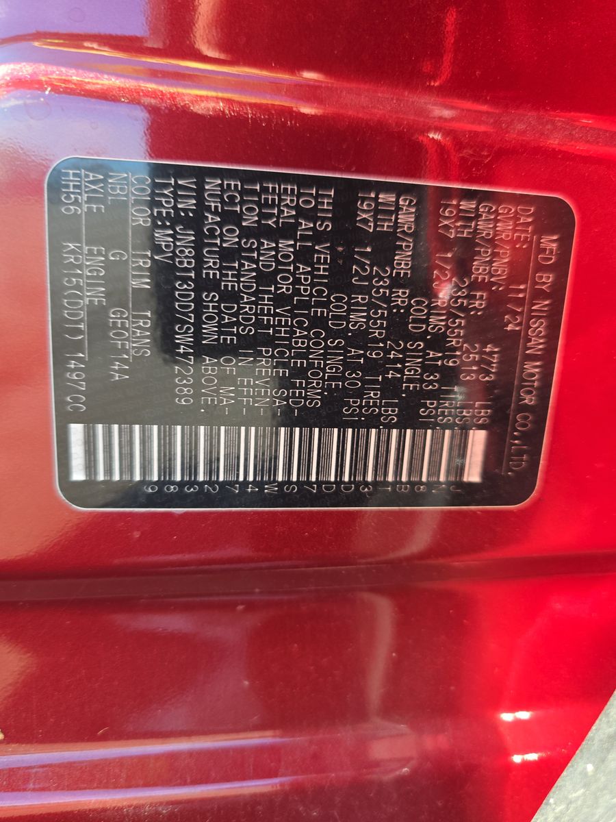 2025 Nissan Rogue Platinum AWD