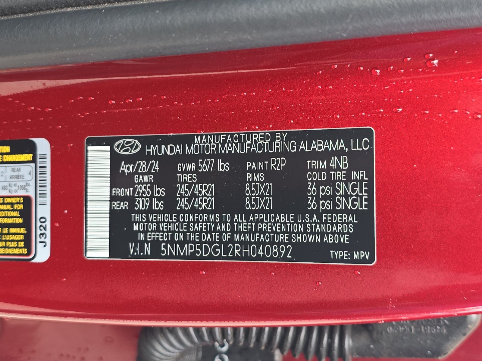 2024 Hyundai Santa Fe Calligraphy AWD