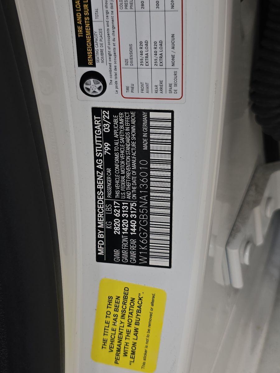 2022 Mercedes-Benz S-Class S 580 AWD