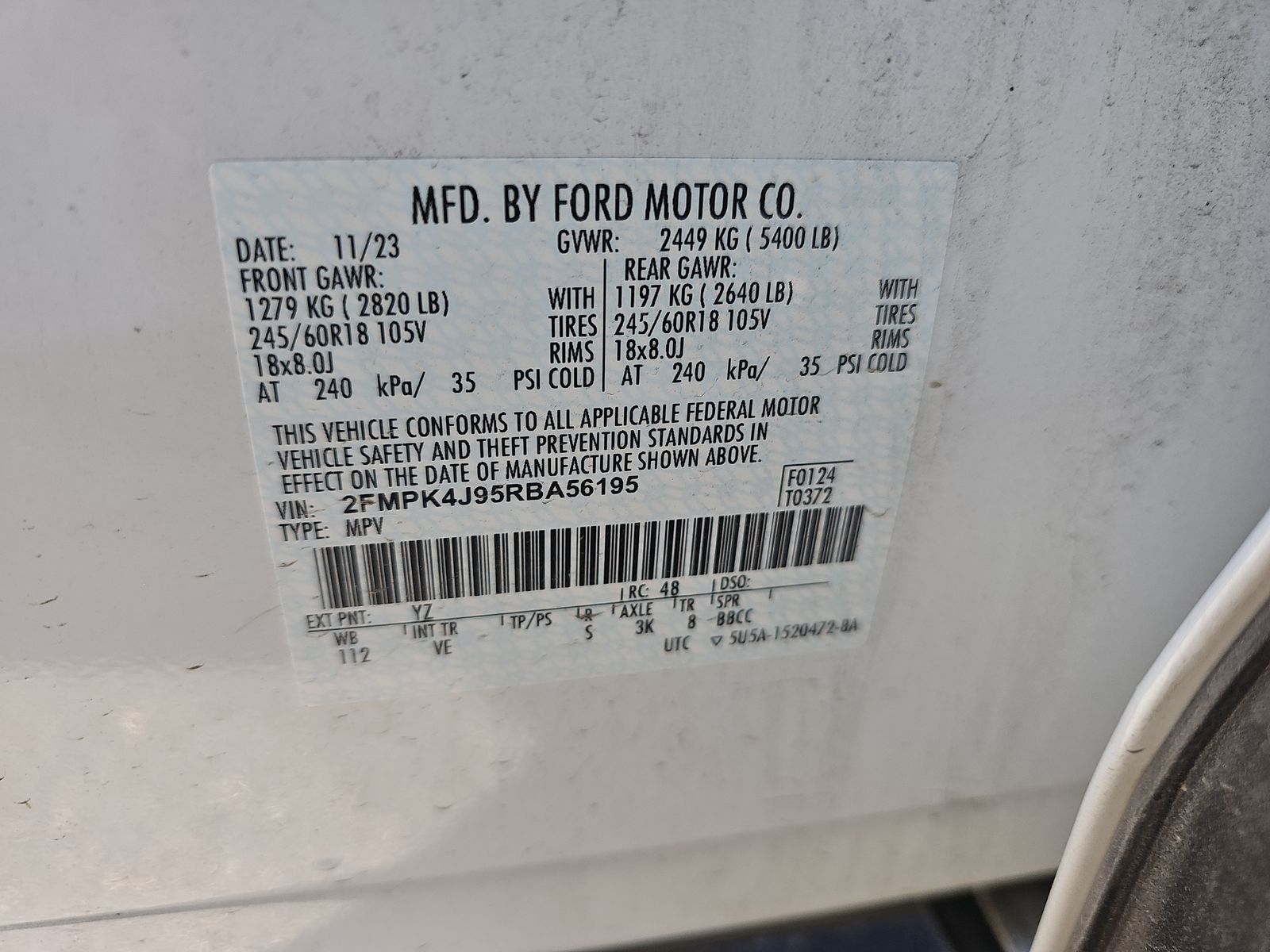 2024 Ford Edge SEL AWD