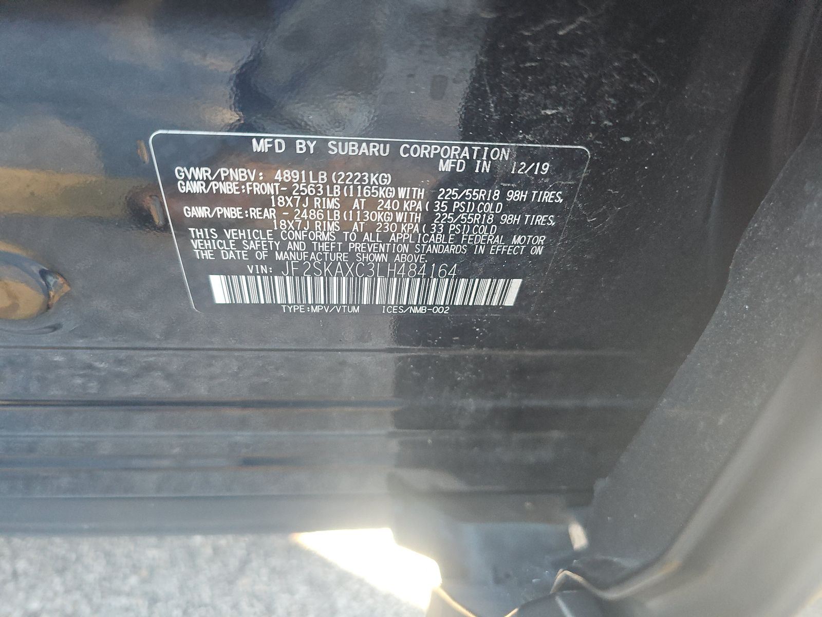 2020 Subaru Forester Touring AWD