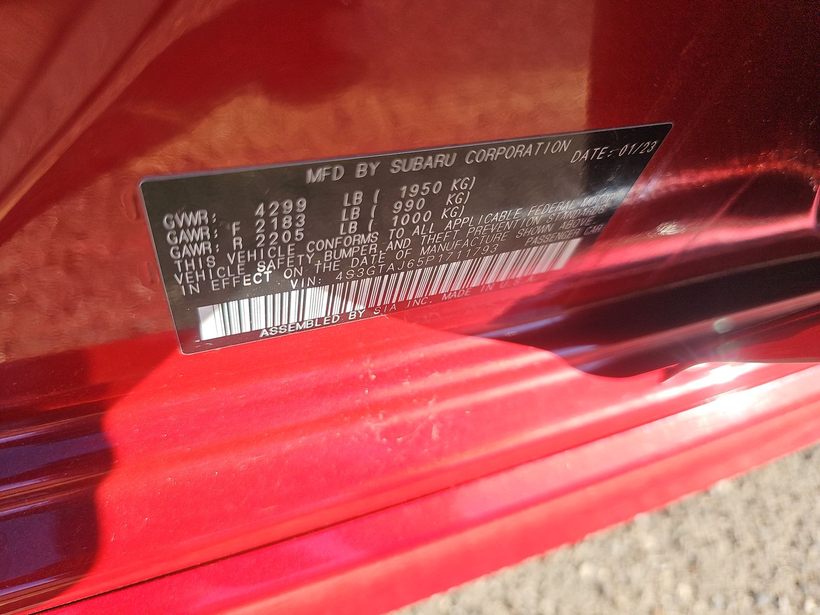 2023 Subaru Impreza Sport AWD