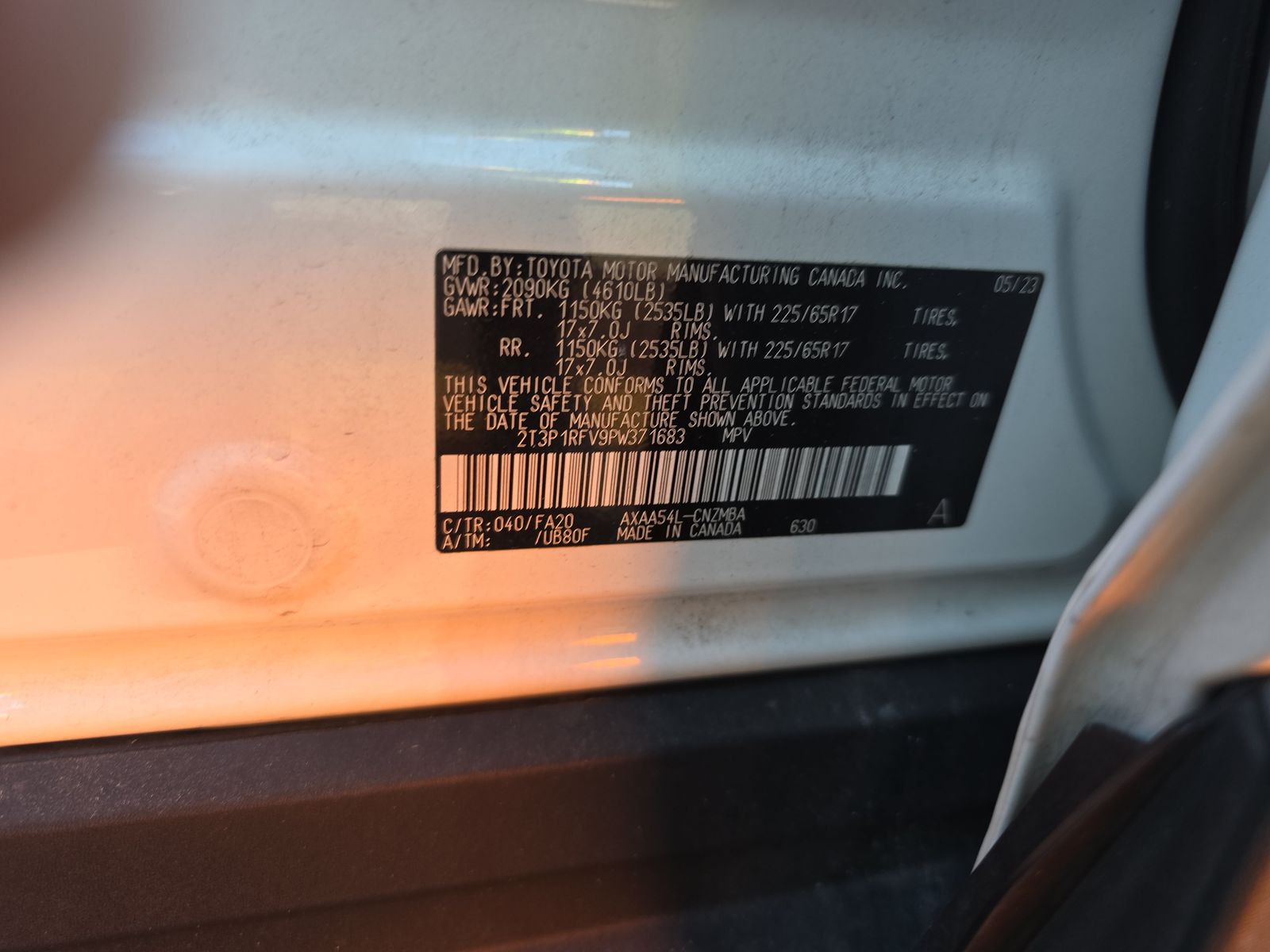 2023 Toyota RAV4 XLE AWD