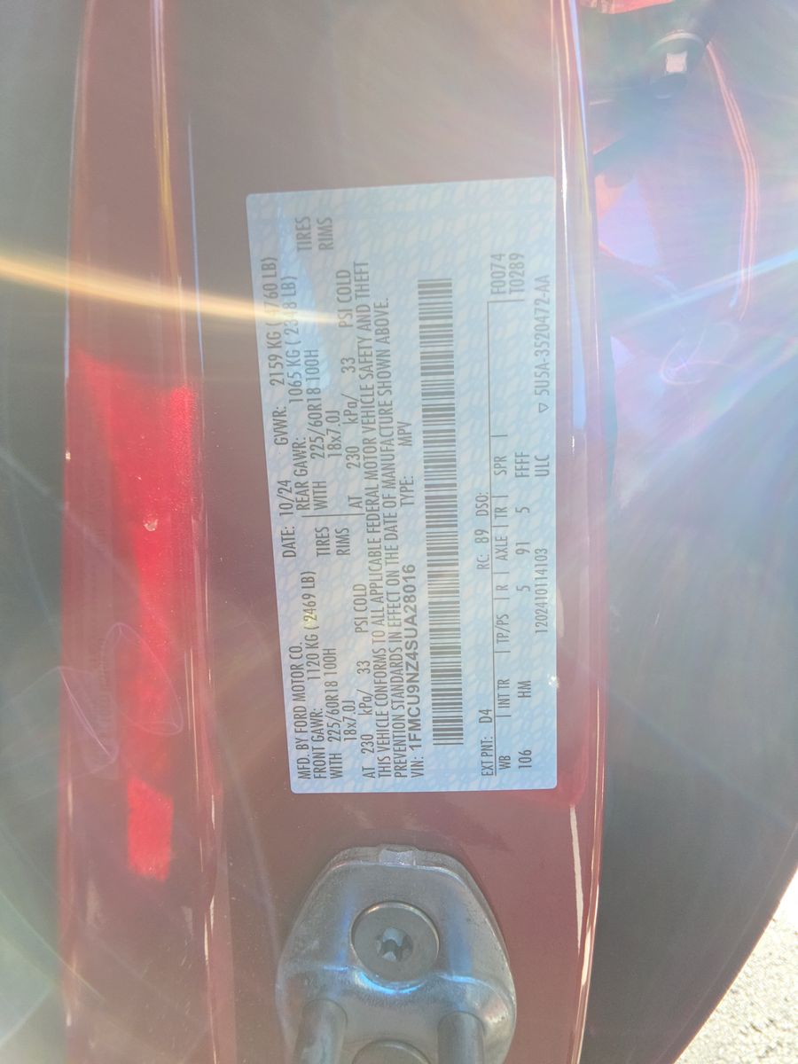 2025 Ford Escape Hybrid ST-Line Elite AWD