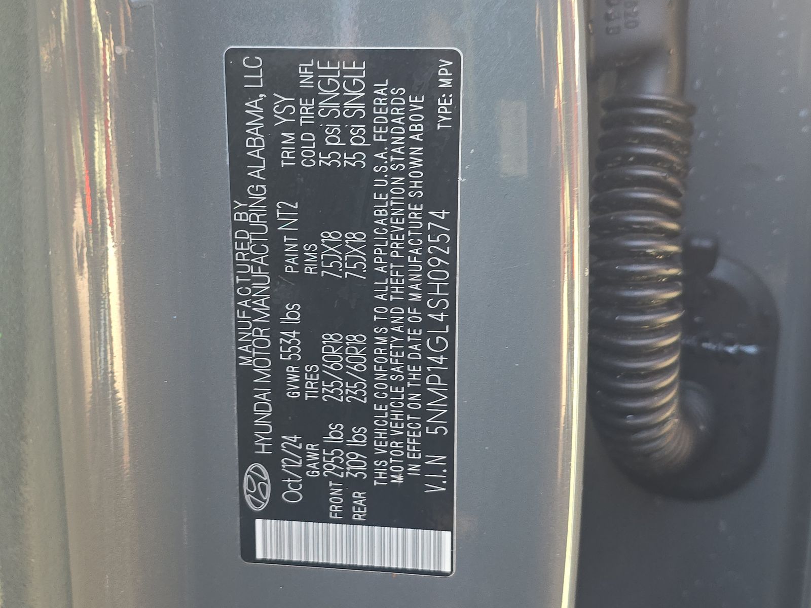 2025 Hyundai Santa Fe SE FWD