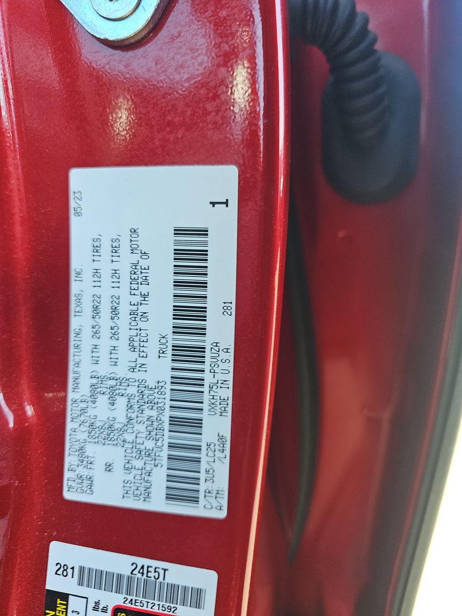 2023 Toyota Tundra Hybrid Capstone AWD