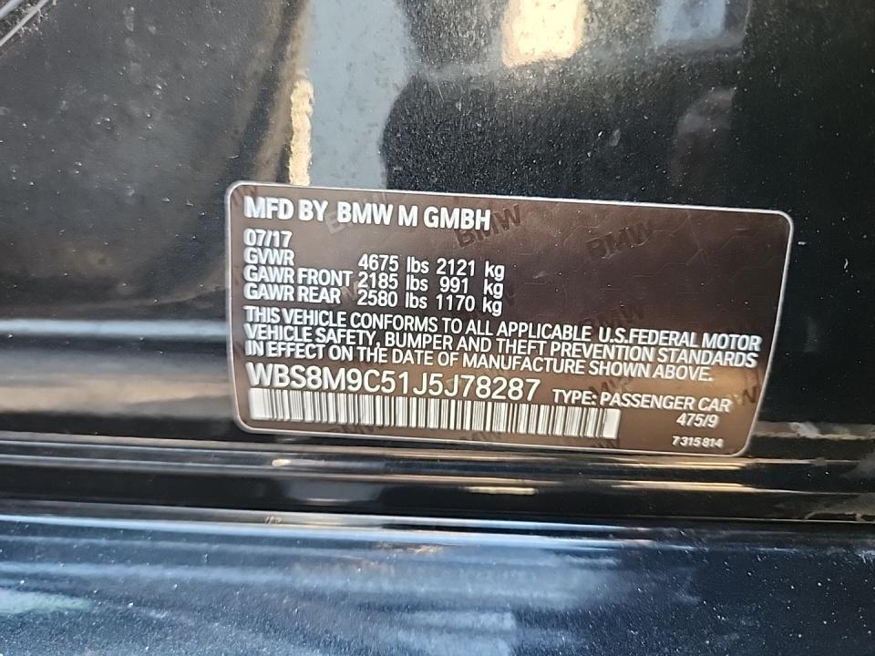 2018 BMW M3 Base RWD