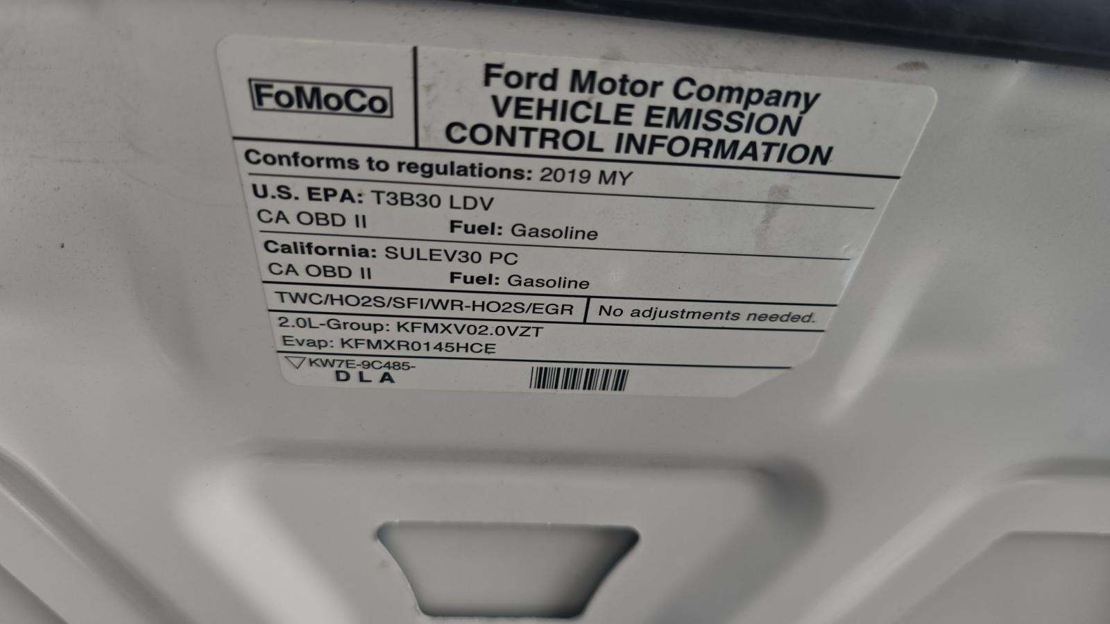 2019 Ford Fusion Hybrid SE FWD
