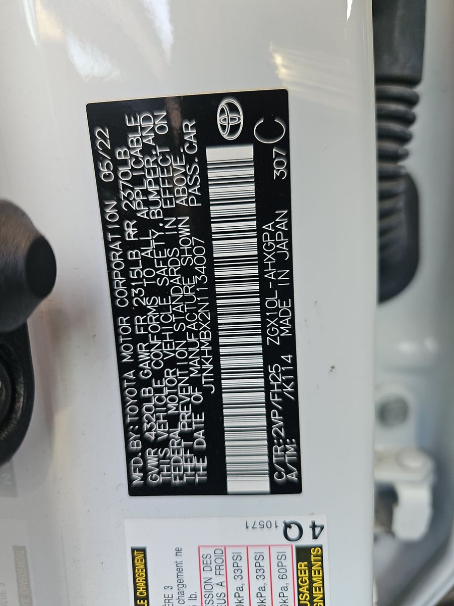 2022 Toyota C-HR Nightshade FWD