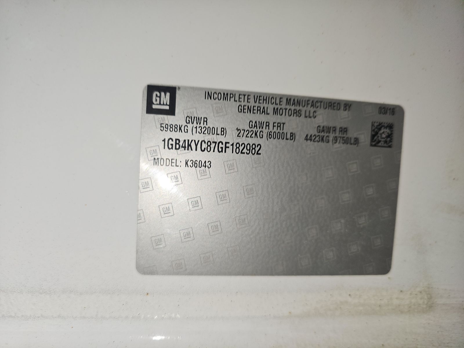 2016 Chevrolet Silverado 3500HD Work Truck AWD