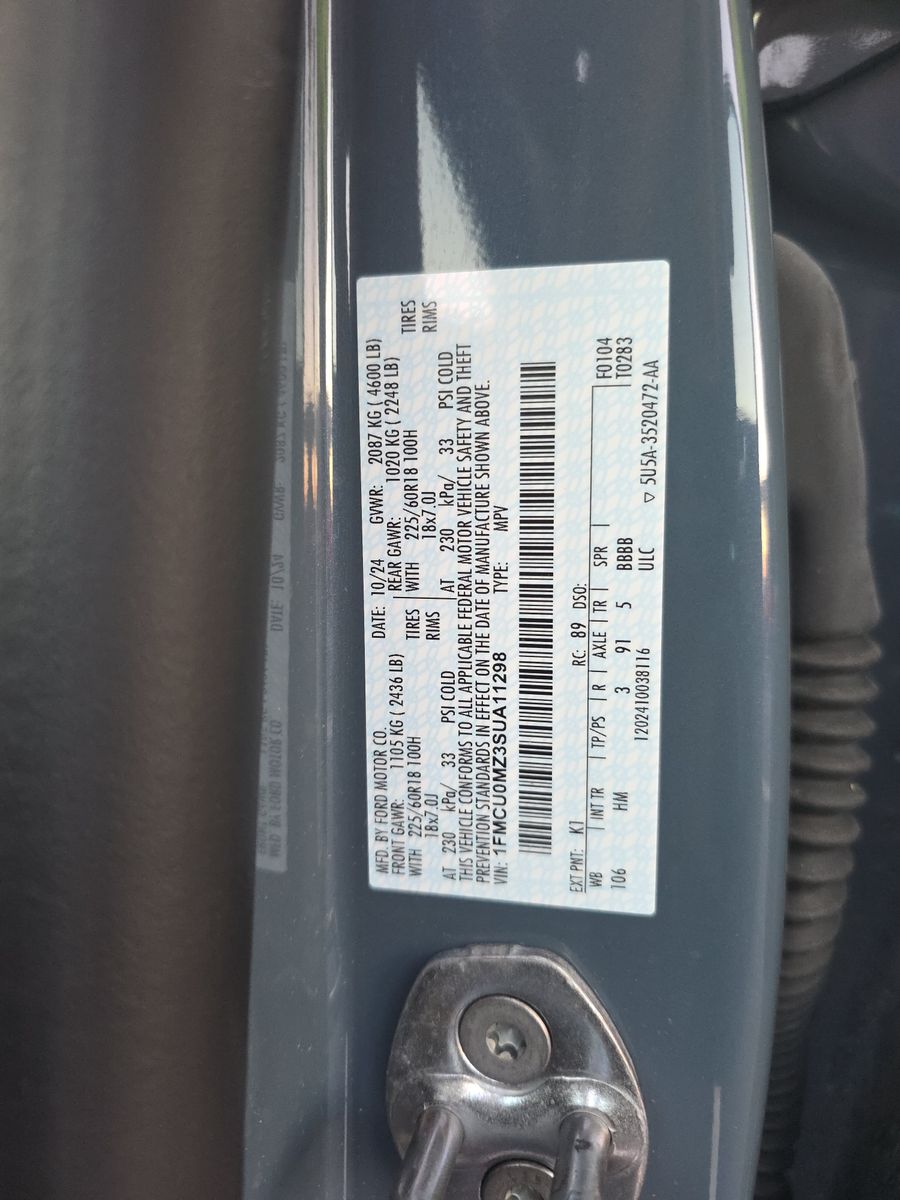 2025 Ford Escape Hybrid ST-Line FWD