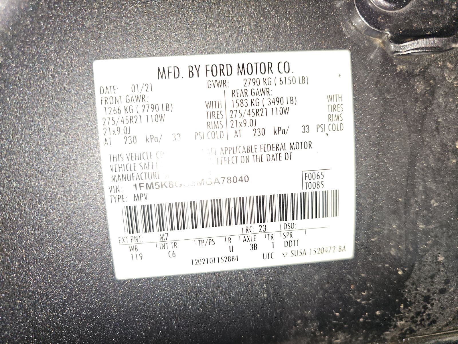 2021 Ford Explorer ST AWD