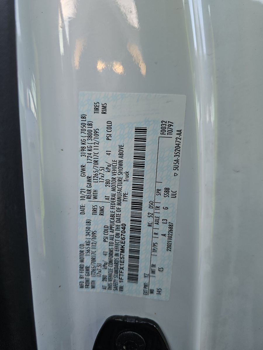 2021 Ford F-150 XL AWD