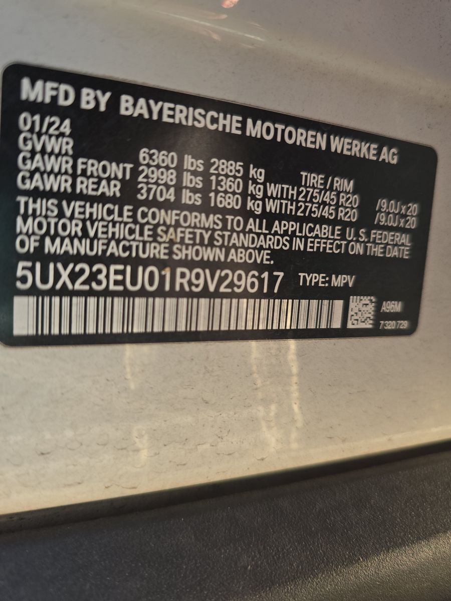 2024 BMW X5 xDrive40i AWD