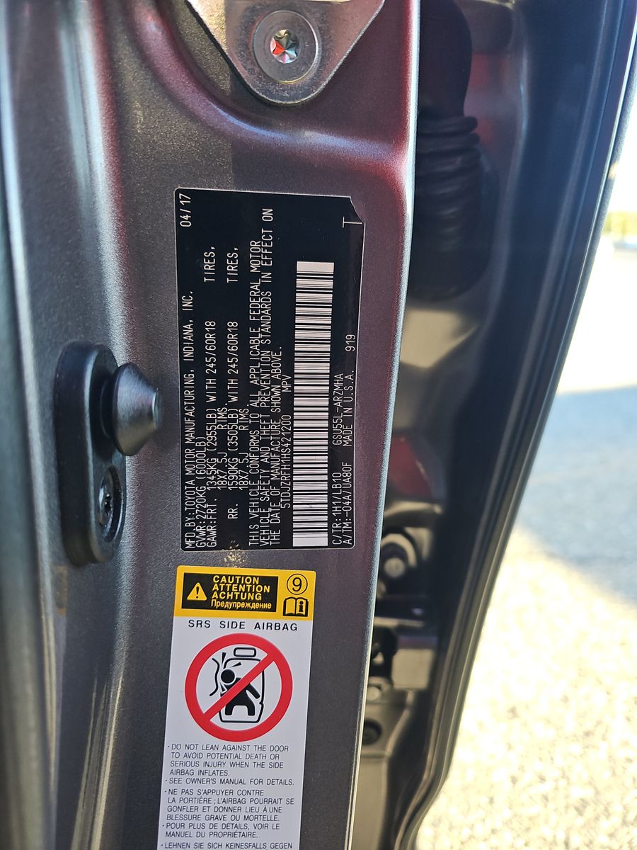 2017 Toyota Highlander XLE AWD