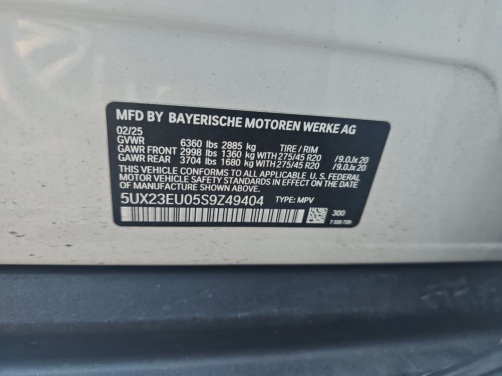 2025 BMW X5 xDrive40i AWD