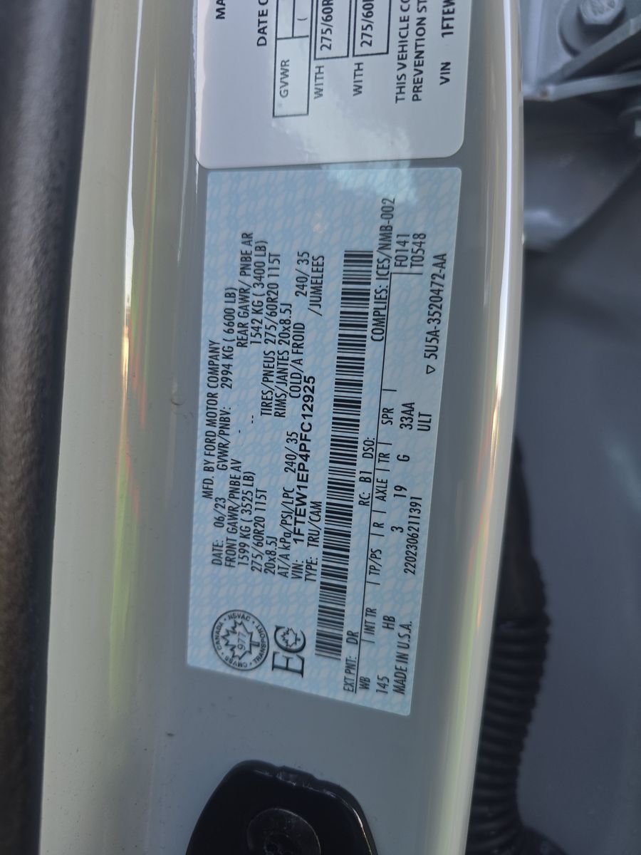 2023 Ford F-150 Lariat AWD