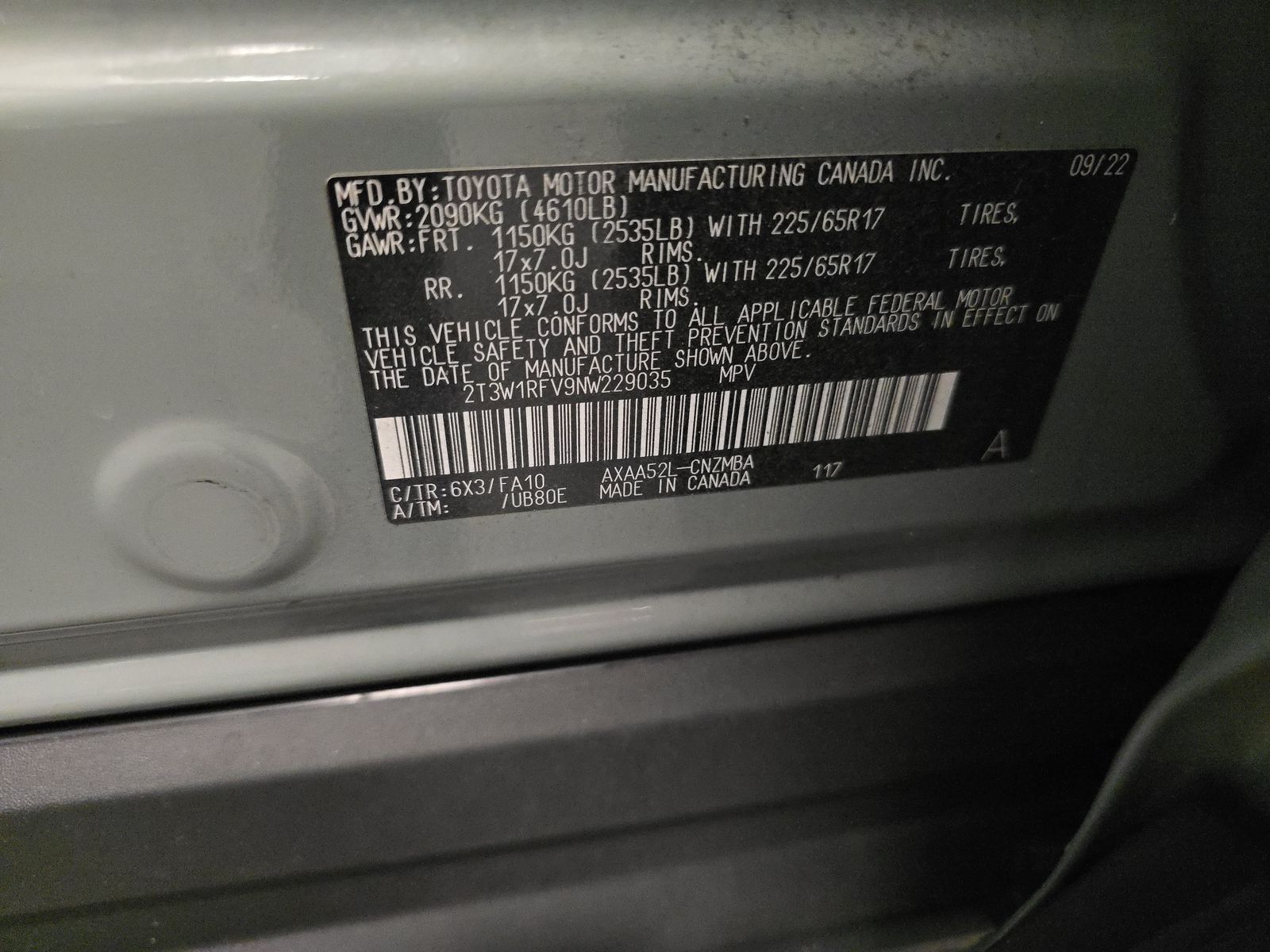 2022 Toyota RAV4 XLE FWD