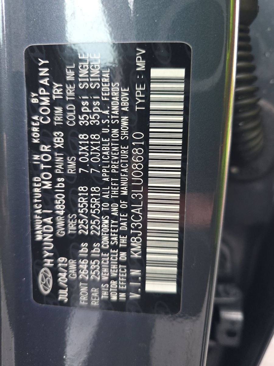 2020 Hyundai Tucson SEL AWD