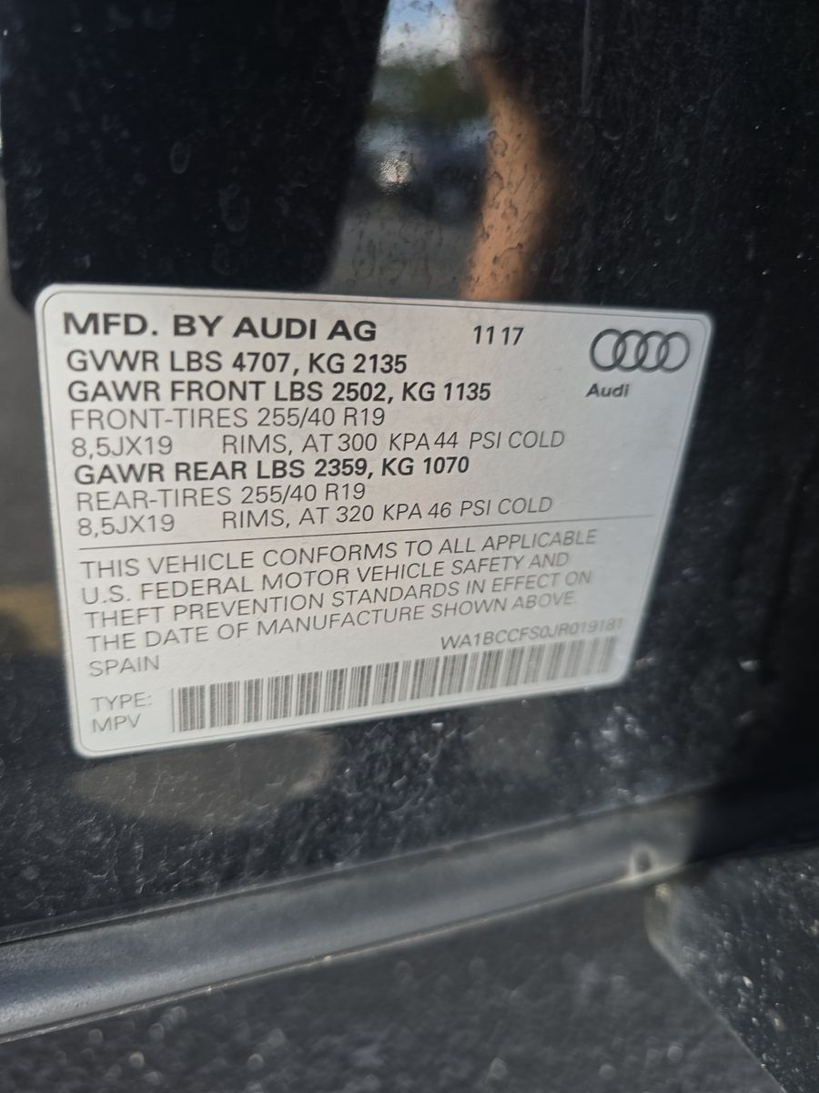 2018 Audi Q3 2.0T Premium FWD