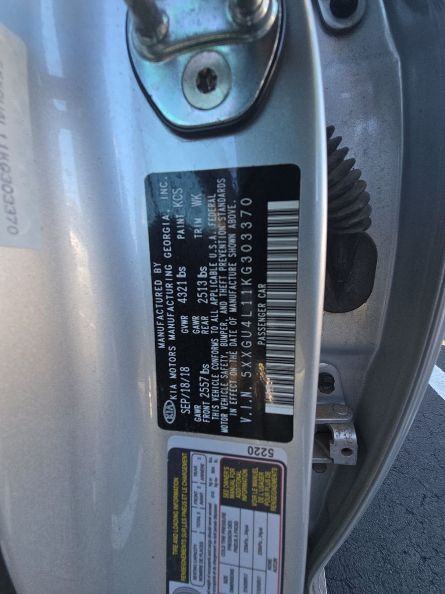 2019 Kia Optima EX FWD