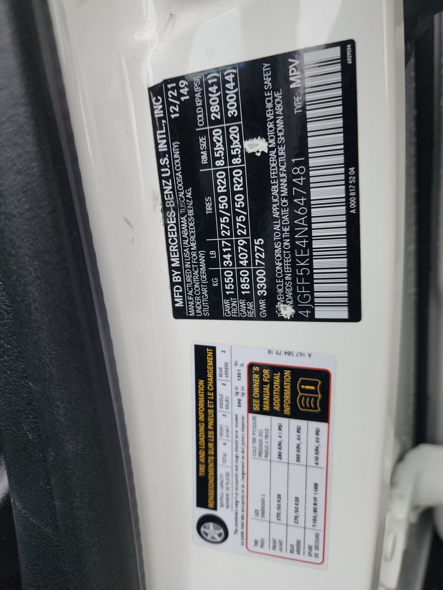 2022 Mercedes-Benz GLS GLS 450 AWD