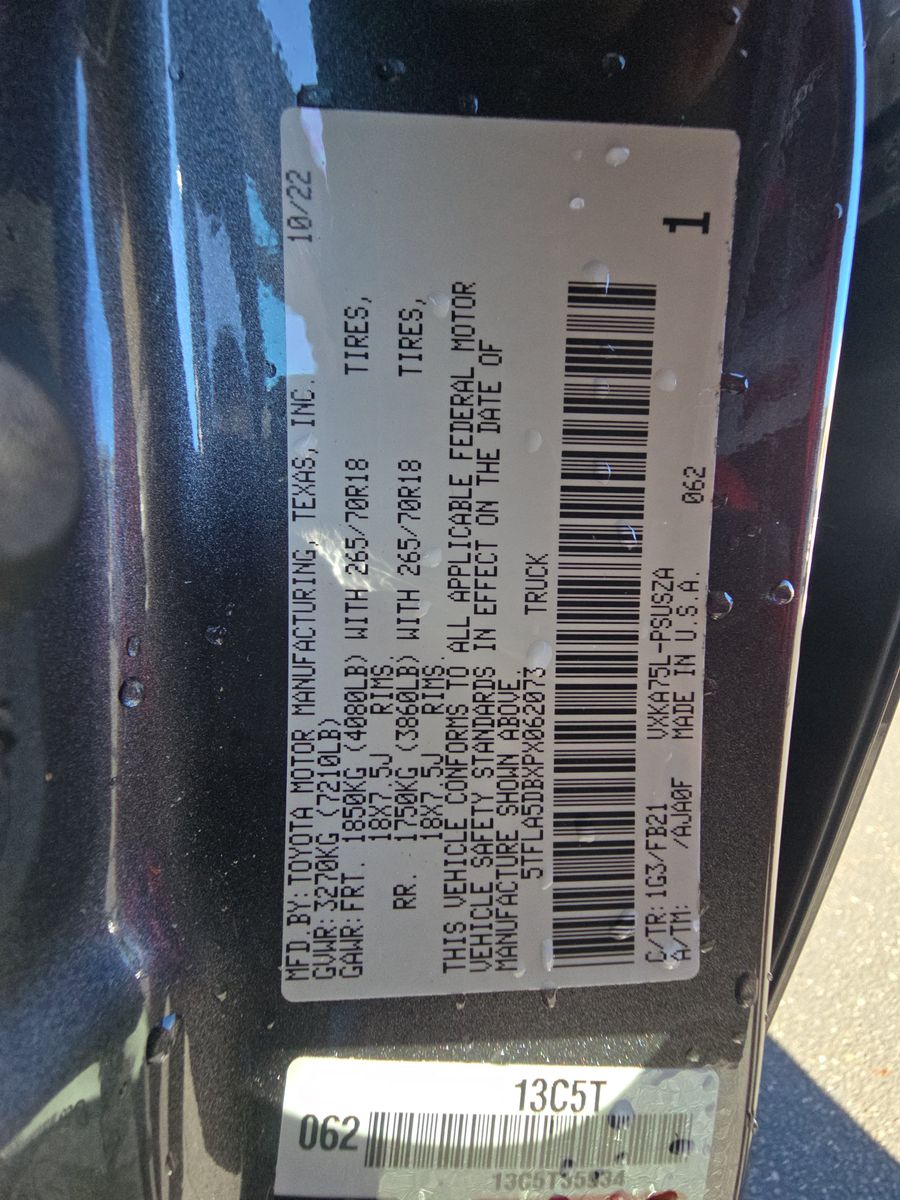 2023 Toyota Tundra SR5 AWD