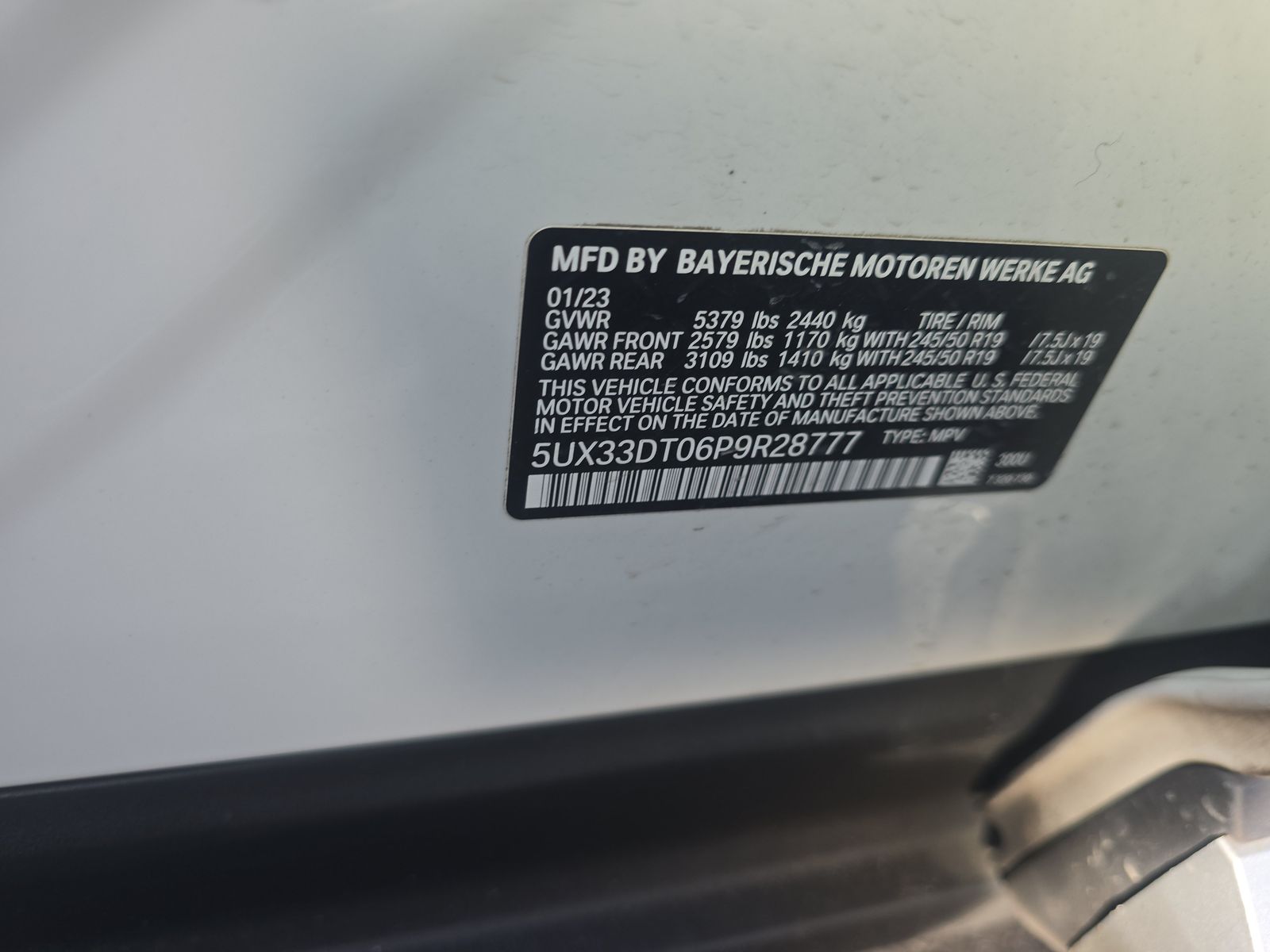 2023 BMW X4 xDrive30i AWD