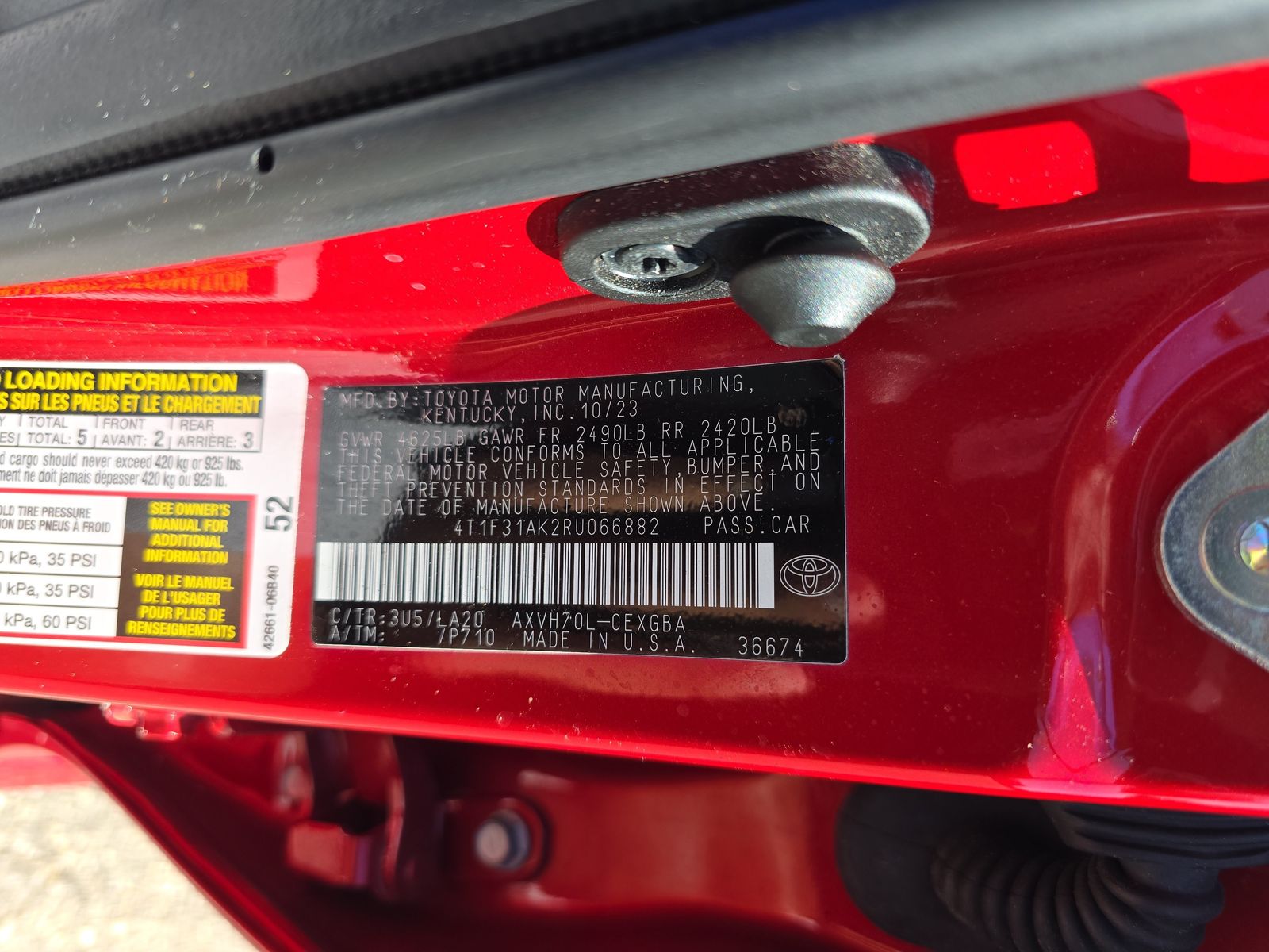 2024 Toyota Camry Hybrid XLE FWD