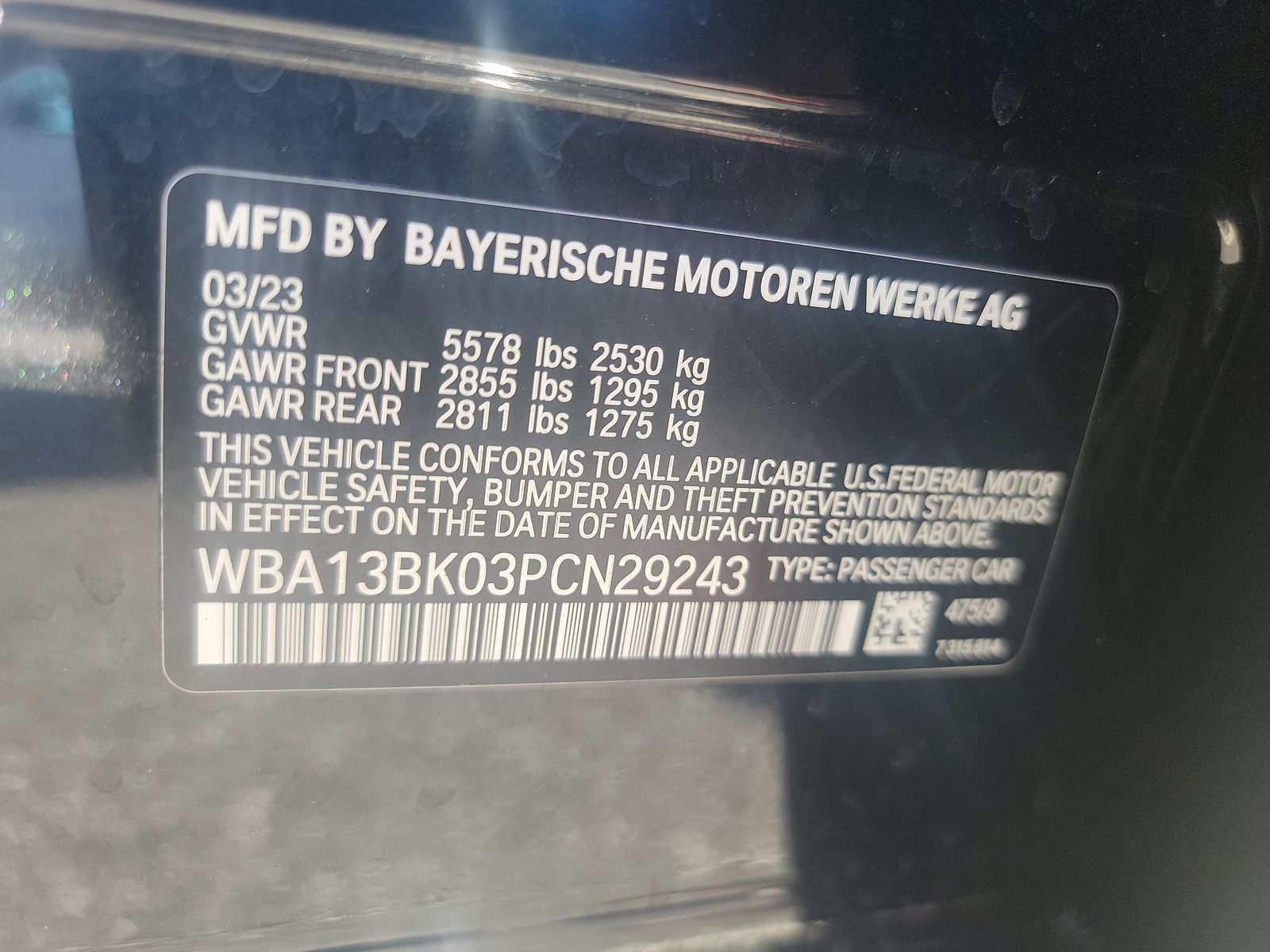 2023 BMW 5 Series M550i xDrive AWD